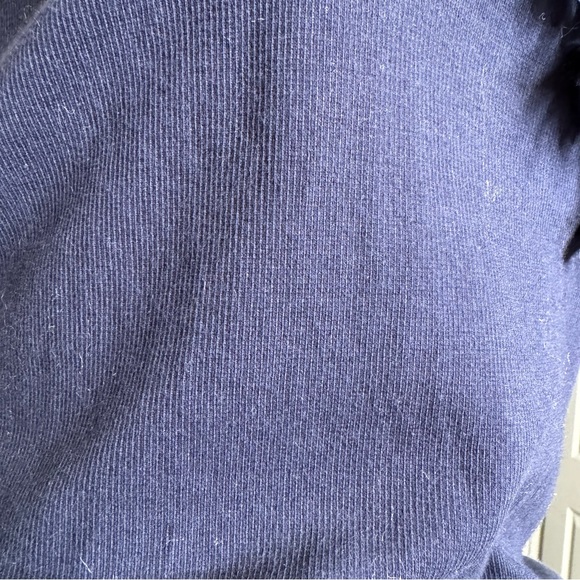 INC International Concepts Blue Ruffled Sleeveless Tank Top - Picture 4 of 8